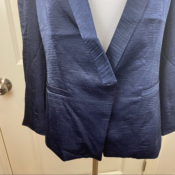 Capulet x Revolve Blazer Notch Collar Blue Blazer S - Picture 5 of 15